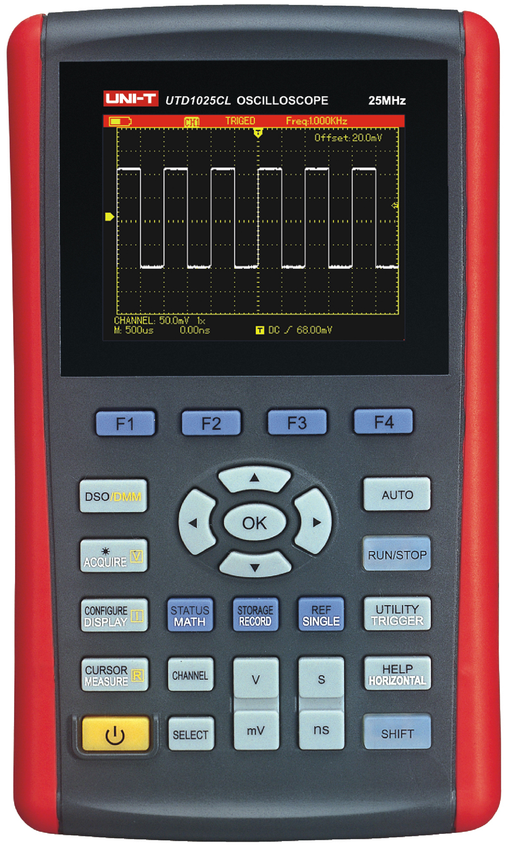 UTD4304C Oscilloscope numérique 4 canaux 300 MHz - Dali-KeyElectronics